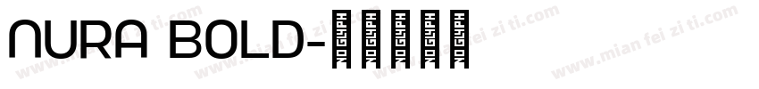 Nura Bold字体转换